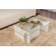 Coffee Table Flavio - Wooden White Wooden White