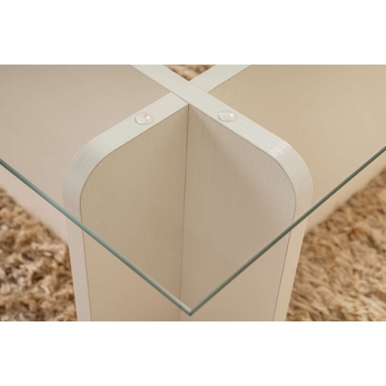 Coffee Table Flavio - Wooden White Wooden White