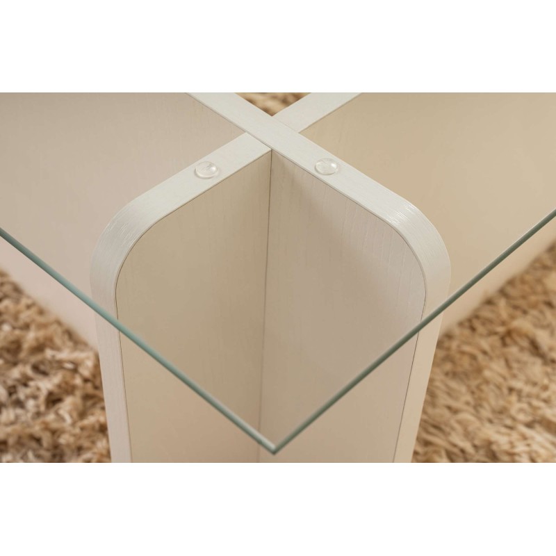 Coffee Table Flavio - Wooden White Wooden White