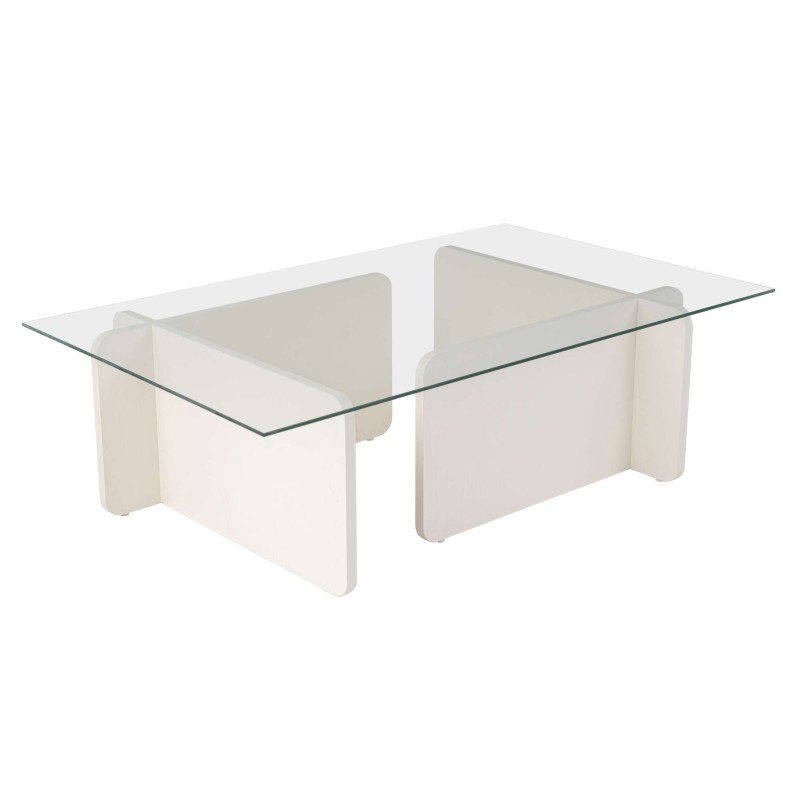 Coffee Table Flavio - Wooden White Wooden White
