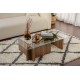 Coffee Table Flavio - Walnut Walnut Hanah Home Coffee Table Flavio - Walnut Walnut