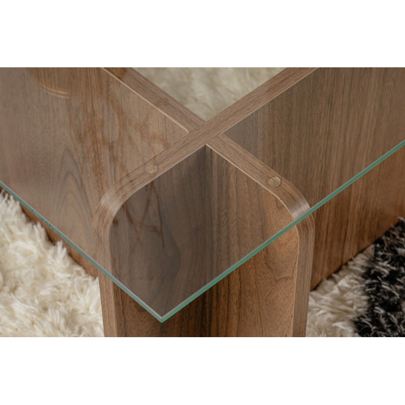 Hanah Home Coffee Table Flavio - Walnut Walnut