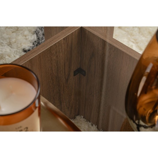 Coffee Table Flavio - Walnut Walnut Hanah Home Coffee Table Flavio - Walnut Walnut