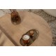 Hanah Home Coffee Table Orion - Honey Oak, Black Honey Oak
Black