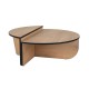 Hanah Home Coffee Table Orion - Honey Oak, Black Honey Oak
Black