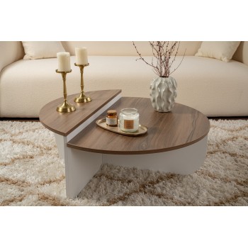 Coffee Table Orion - Walnut, White Walnut
White