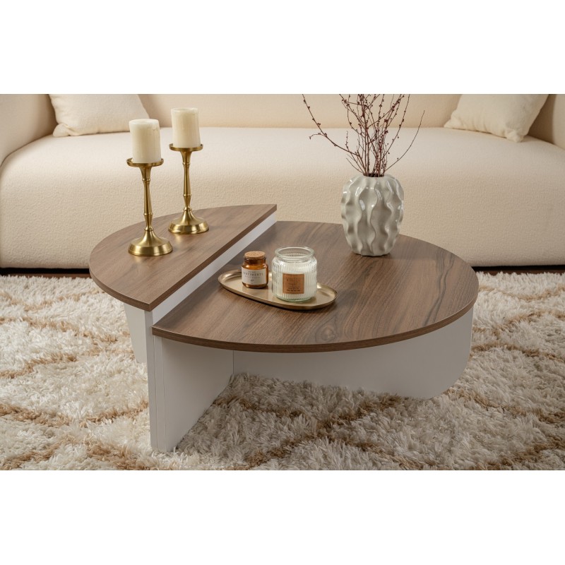 Coffee Table Orion - Walnut, White Walnut
White