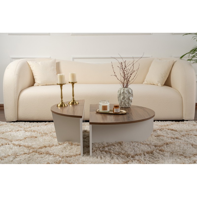 Coffee Table Orion - Walnut, White Walnut
White