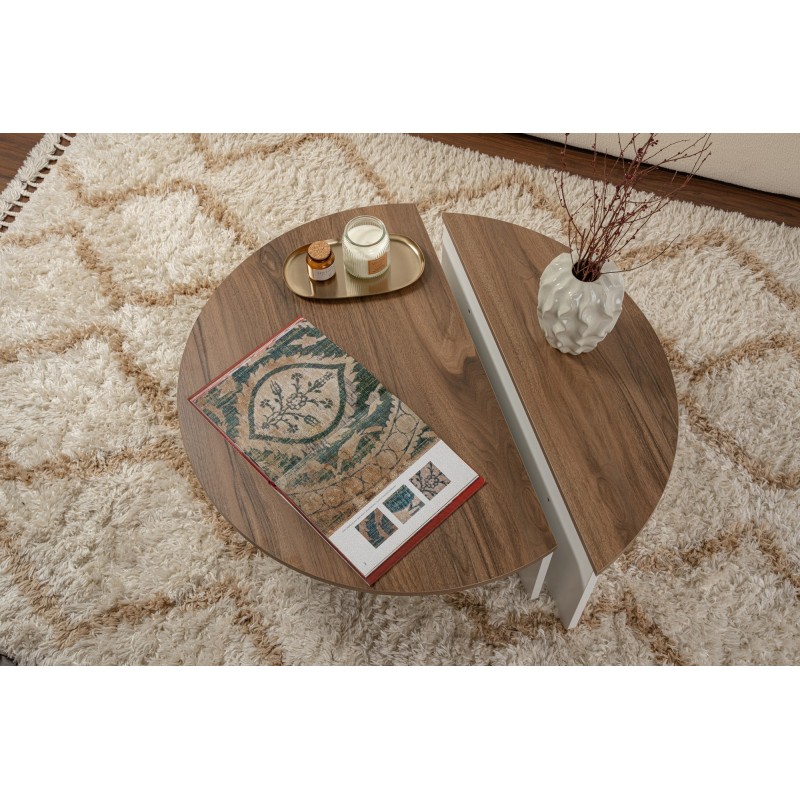 Coffee Table Orion - Walnut, White Walnut
White