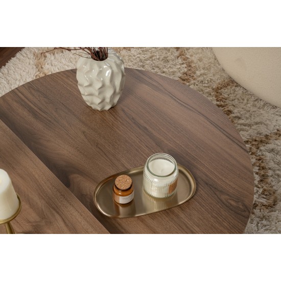 Coffee Table Orion - Walnut, White Walnut
White