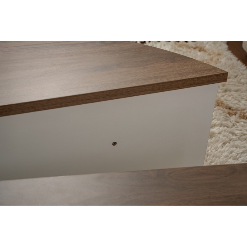 Coffee Table Orion - Walnut, White Walnut
White