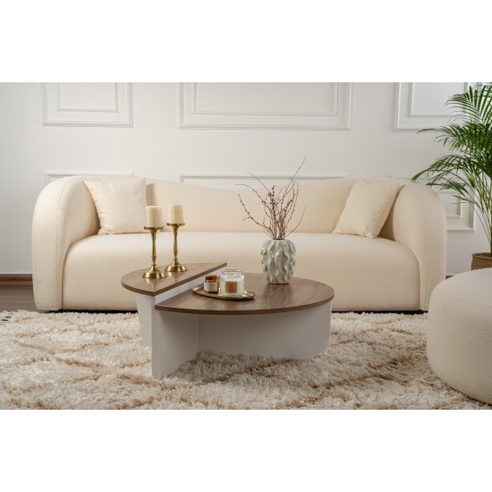 Coffee Table Orion - Walnut, White Walnut
White