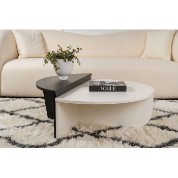 Coffee Table Orion - Wood White, Wood Black Wood White
Wood Black