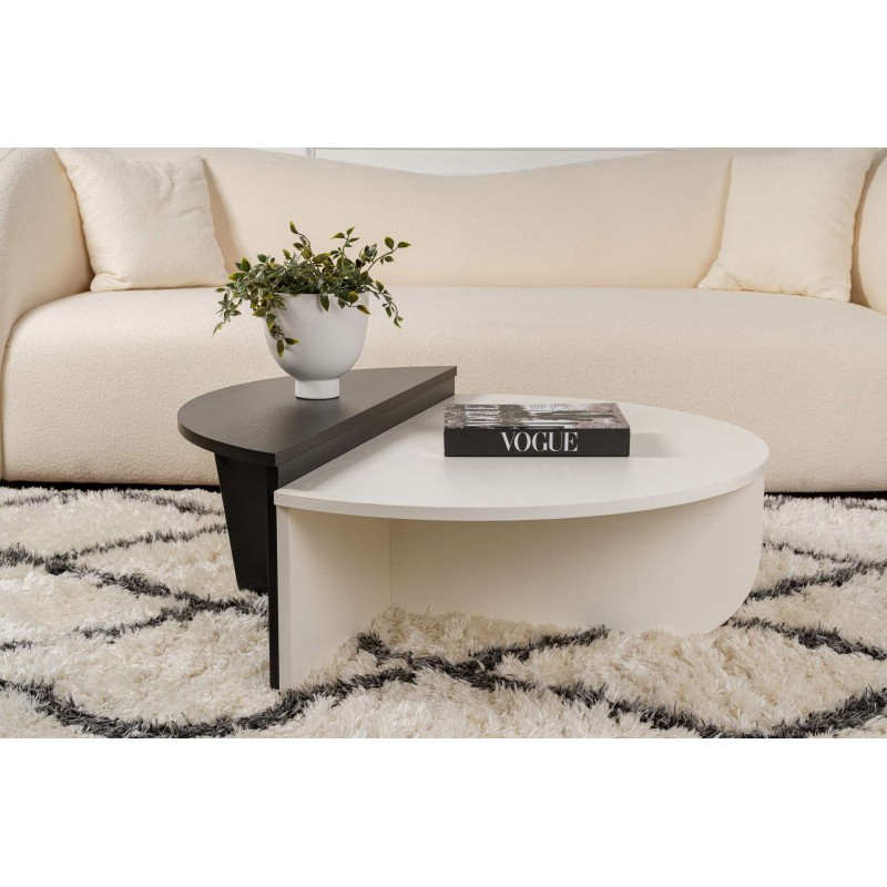 Coffee Table Orion - Wood White, Wood Black Wood White
Wood Black