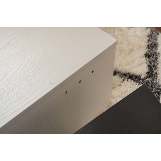 Coffee Table Orion - Wood White, Wood Black Wood White
Wood Black Coffee Table Orion - Wood White, Wood Black Wood White
Wood Black