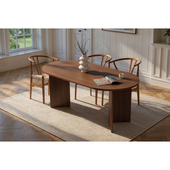 Dining Table Sablin - Walnut Walnut