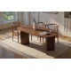 Dining Table Sablin - Walnut Walnut