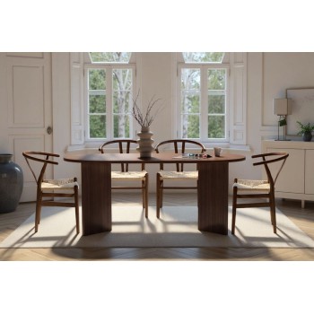 Dining Table Sablin - Walnut Walnut