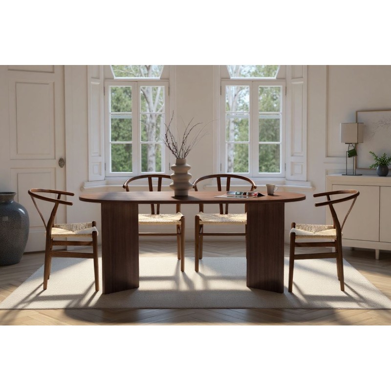 Dining Table Sablin - Walnut Walnut