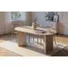 Dining Table Sablin - Travertine Travertine