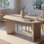 Dining Table Sablin - Travertine Travertine