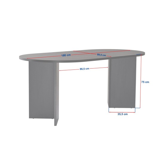 Dining Table Sablin - Travertine Travertine