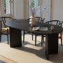 Dining Table Sablin - Wood Black Wood Black