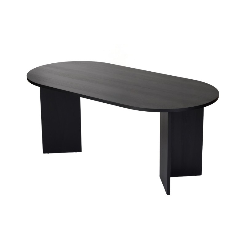 Dining Table Sablin - Wood Black Wood Black