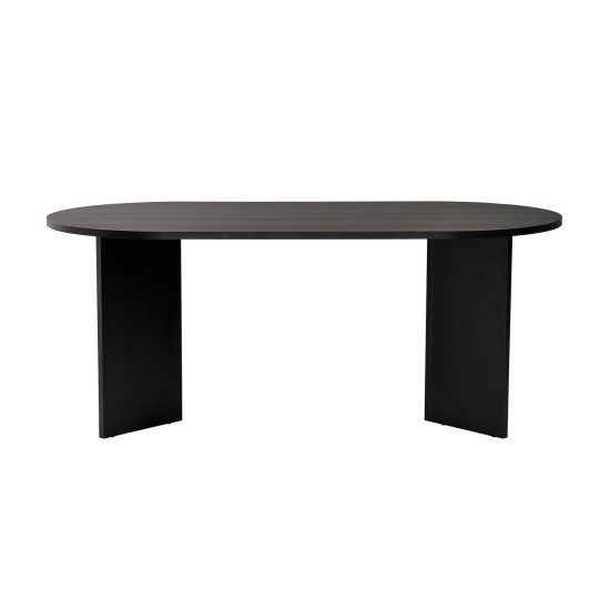 Dining Table Sablin - Wood Black Wood Black Dining Table Sablin - Wood Black Wood Black