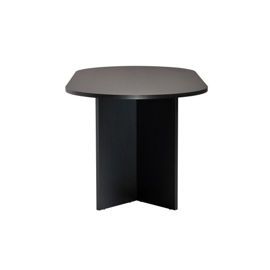 Dining Table Sablin - Wood Black Wood Black Dining Table Sablin - Wood Black Wood Black