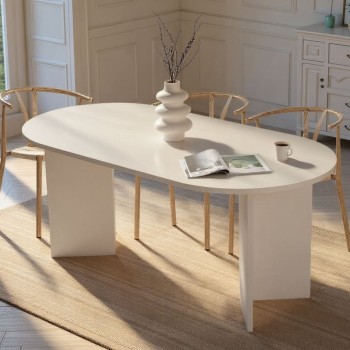 Dining Table Sablin - Wood White Wood White