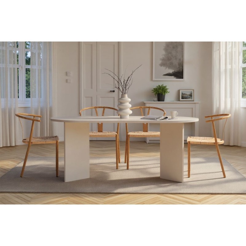 Dining Table Sablin - Wood White Wood White