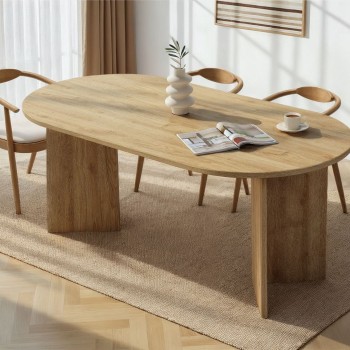 Dining Table Sablin - Cadiz Oak Cadiz Oak