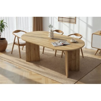 Dining Table Sablin - Cadiz Oak Cadiz Oak