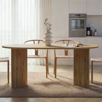 Dining Table Sablin - Cadiz Oak Cadiz Oak
