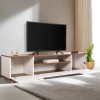 TV Stand Veramont - White, Walnut White
Walnut