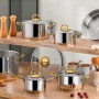 Pot Set (11 Pieces) Dilan4018 Silver
Gold