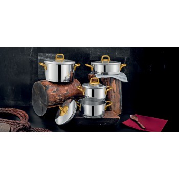 Pot Set (8 Pieces) Alya4060 Silver
Gold