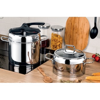 Pot Set (4 Pieces) Nova4050 Silver