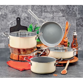 Pot Set (7 Pieces) Alba6131 Cream