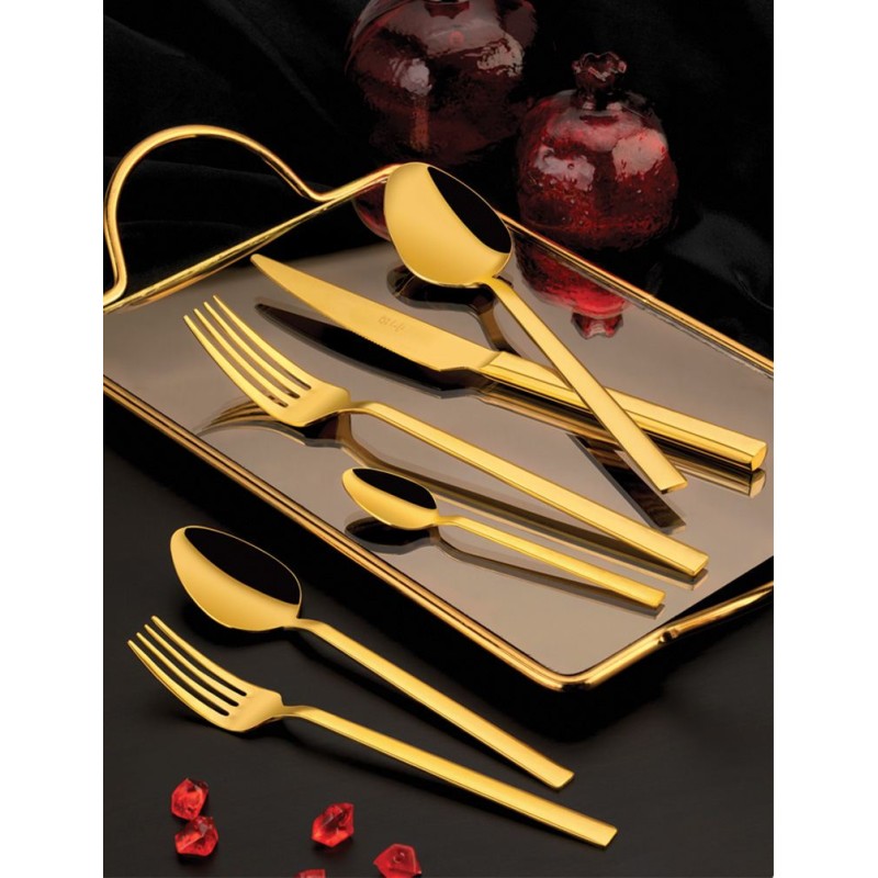 Cutlery Set (36 Pieces) Hüma352 Gold