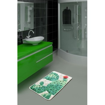 Bathmat Green Djt Multicolor