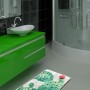 Bathmat Green Djt Multicolor