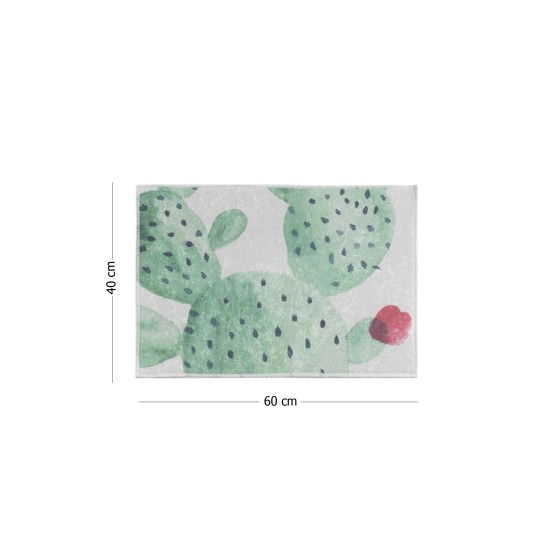 Lessentiel Bathmat Green Djt Multicolor