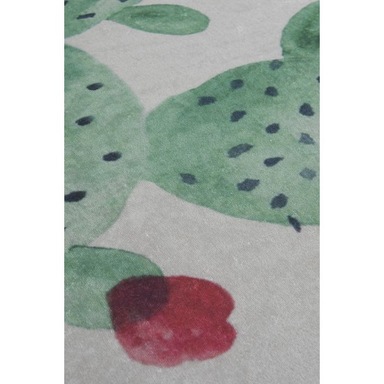 Lessentiel Bathmat Green Djt Multicolor