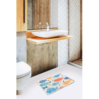 Bathmat Fish Djt - Colourful (40 x 60) Multicolor