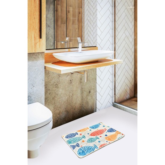 Bathmat Fish Djt - Colourful (40 x 60) Multicolor Lessentiel Bathmat Fish Djt - Colourful (40 x 60) Multicolor