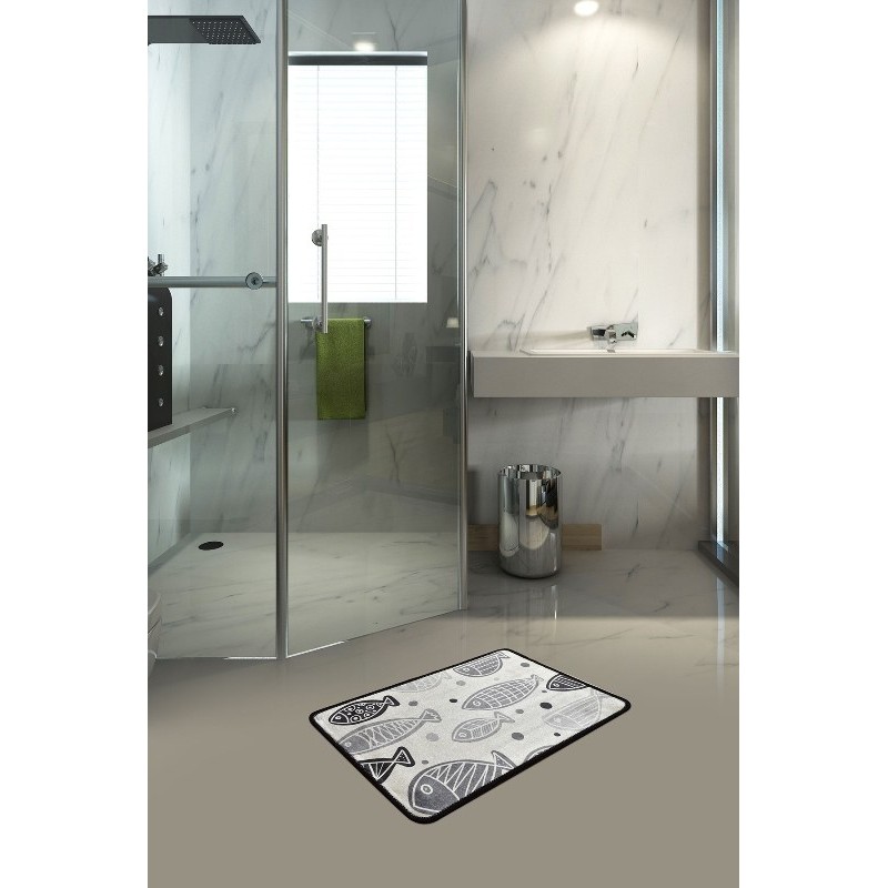 Lessentiel Bathmat Fish Djt - White (40 x 60) Multicolor