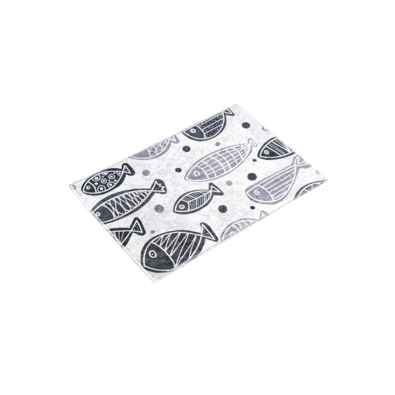 Lessentiel Bathmat Fish Djt - White (40 x 60) Multicolor