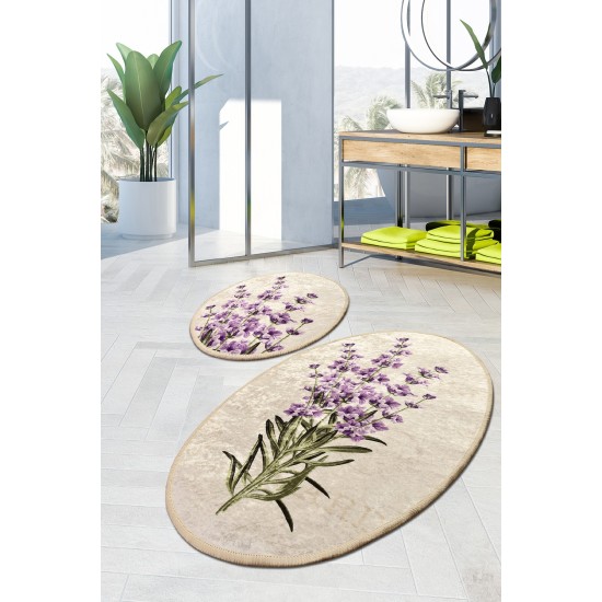 Bathmat Set (2 Pieces) Lavender Djt Multicolor Lessentiel Bathmat Set (2 Pieces) Lavender Djt Multicolor